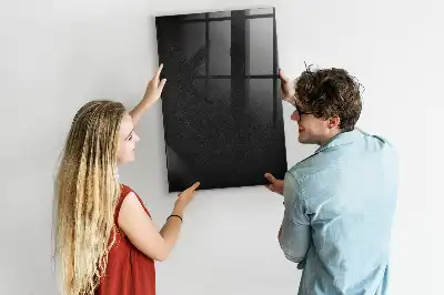Pizarra blanca magnética modelo Roca oscura