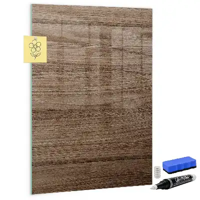 Pizarra magnética para escribir de madera nueva
