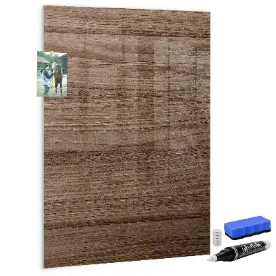 Pizarra magnética para escribir de madera nueva