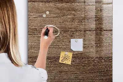 Pizarra magnética para escribir de madera nueva