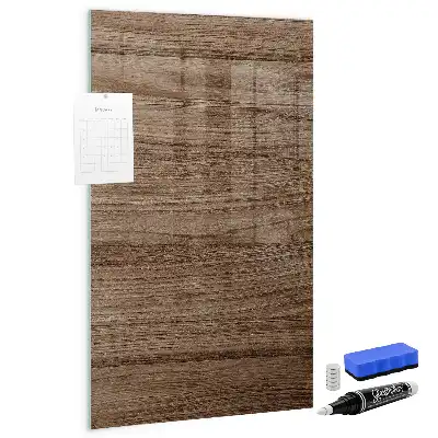 Pizarra magnética para escribir de madera nueva