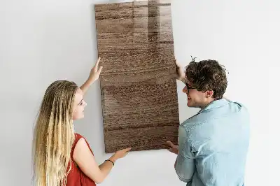 Pizarra magnética para escribir de madera nueva