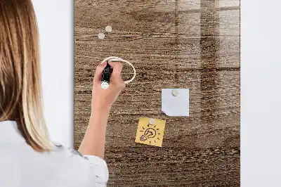 Pizarra magnética para escribir de madera nueva