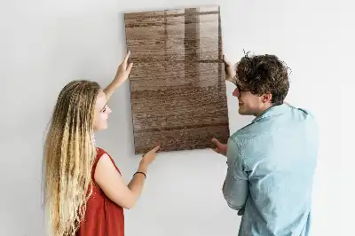 Pizarra magnética para escribir de madera nueva