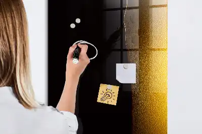 Pizarra blanca magnética cerveza negra