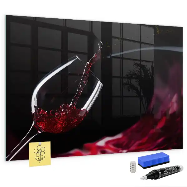 Pizarra magnética para dibujar vino