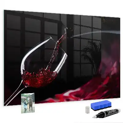 Pizarra magnética para dibujar vino