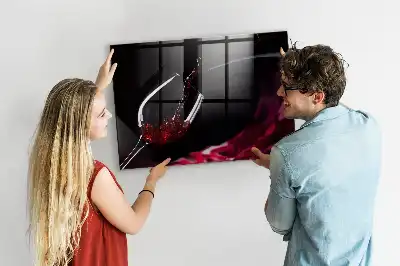 Pizarra magnética para dibujar vino