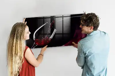 Pizarra magnética para dibujar vino