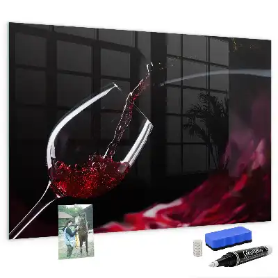 Pizarra magnética para dibujar vino
