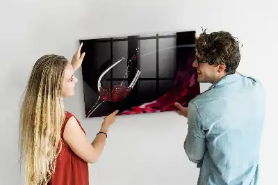Pizarra magnética para dibujar vino
