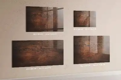 Pizarra magnética con rotulador en madera antigua