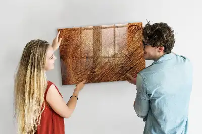 Pizarra magnética con rotulador diseño de viejo tronco de árbol