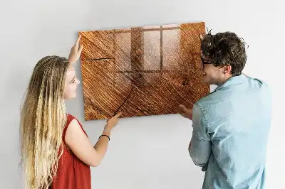Pizarra magnética para dibujar con marco de madera decorativa