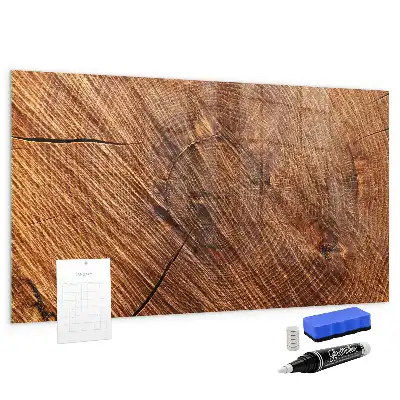 Pizarra magnética para dibujar con marco de madera decorativa