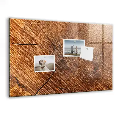 Pizarra magnética para dibujar con marco de madera decorativa