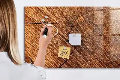 Pizarra magnética para dibujar con marco de madera decorativa
