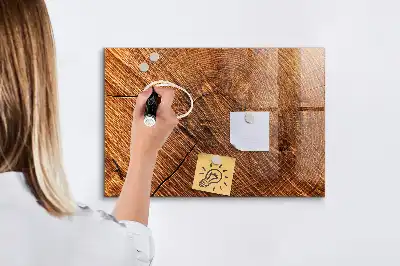 Pizarra magnética para dibujar con marco de madera decorativa