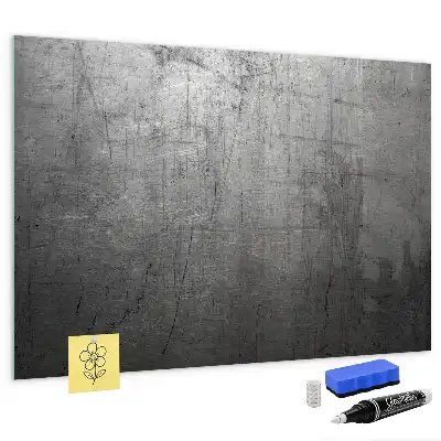 Pizarra magnética para dibujar con superficie de pared metálica