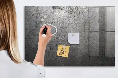 Pizarra magnética para dibujar con superficie de pared metálica