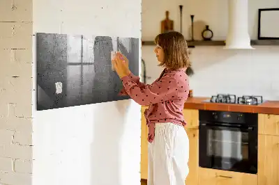 Pizarra magnética para dibujar con superficie de pared metálica