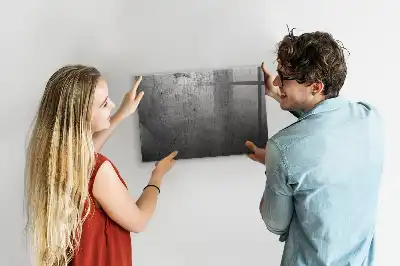 Pizarra magnética para dibujar con superficie de pared metálica