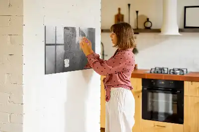 Pizarra magnética para dibujar con superficie de pared metálica