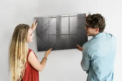 Pizarra magnética para dibujar con superficie de pared metálica