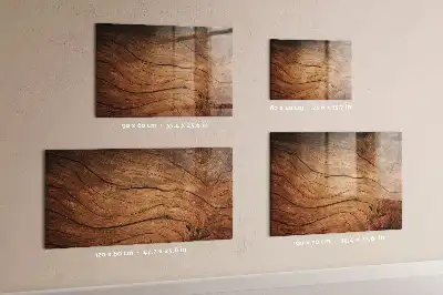Pizarra magnética con rotulador de madera antigua
