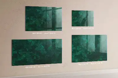 Pizarra magnética para dibujar en color pared esmeralda