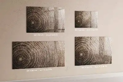 Pizarra magnética con rotulador diseño de tronco de árbol