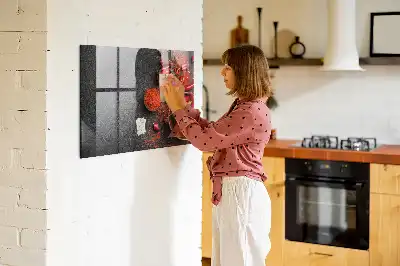 Pizarra magnética para dibujar pimiento rojo