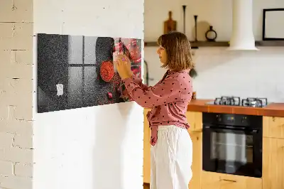 Pizarra magnética para dibujar pimiento rojo