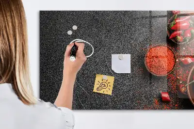 Pizarra magnética para dibujar pimiento rojo