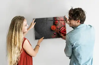 Pizarra magnética para dibujar pimiento rojo
