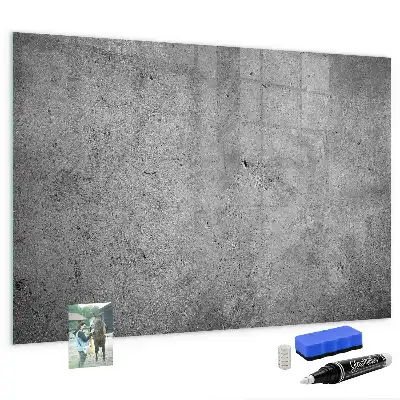 Pizarra magnética con rotulador diseño de pared industrial