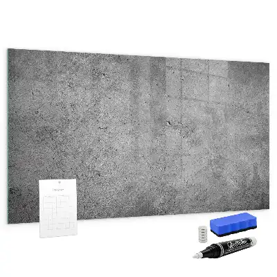 Pizarra magnética con rotulador diseño de pared industrial