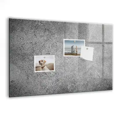 Pizarra magnética con rotulador diseño de pared industrial