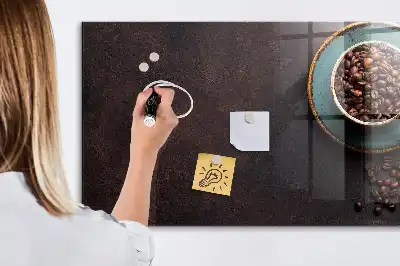 Pizarra magnética para dibujar taza de café
