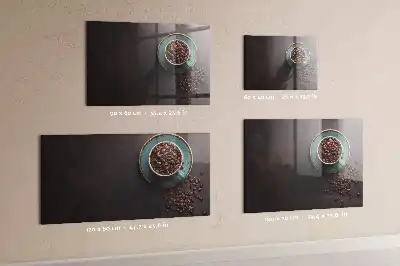 Pizarra magnética para dibujar taza de café