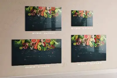 Pizarra magnética para dibujar modelo verduras en la mesa