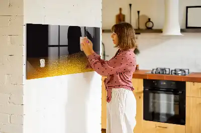 Pizarra magnética para dibujar jugo de naranja