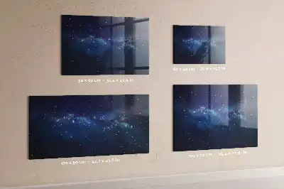 Pizarra magnética con rotulador diseño de cielo oscuro y estrellas