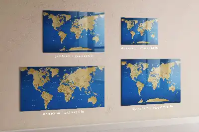 Pizarra magnética para dibujar diseño mundo
