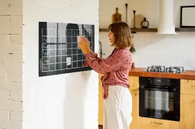 Pizarra magnética para dibujar con diseño de horario de clases