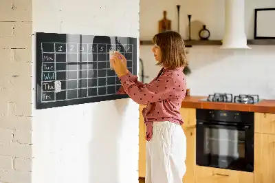 Pizarra magnética para dibujar con diseño de horario de clases