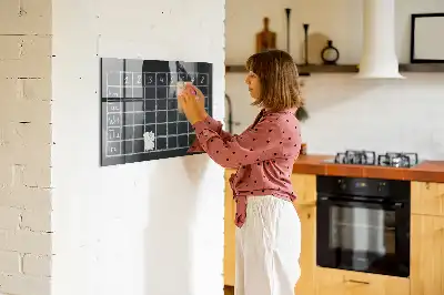 Pizarra magnética para dibujar con diseño de horario de clases