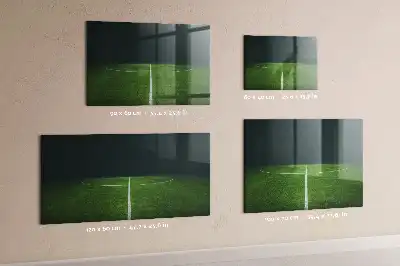 Pizarra magnética para dibujar con diseño de campo de fútbol