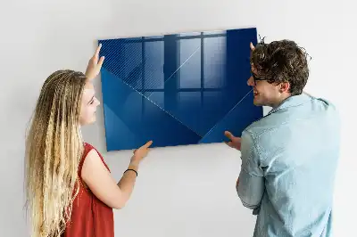 Pizarra magnética para dibujar diseño de abstracción decorativa