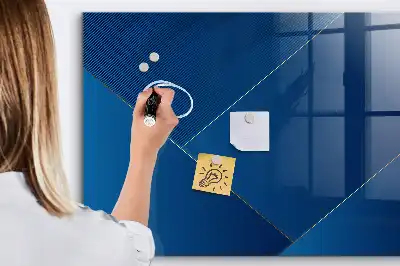 Pizarra magnética para dibujar diseño de abstracción decorativa